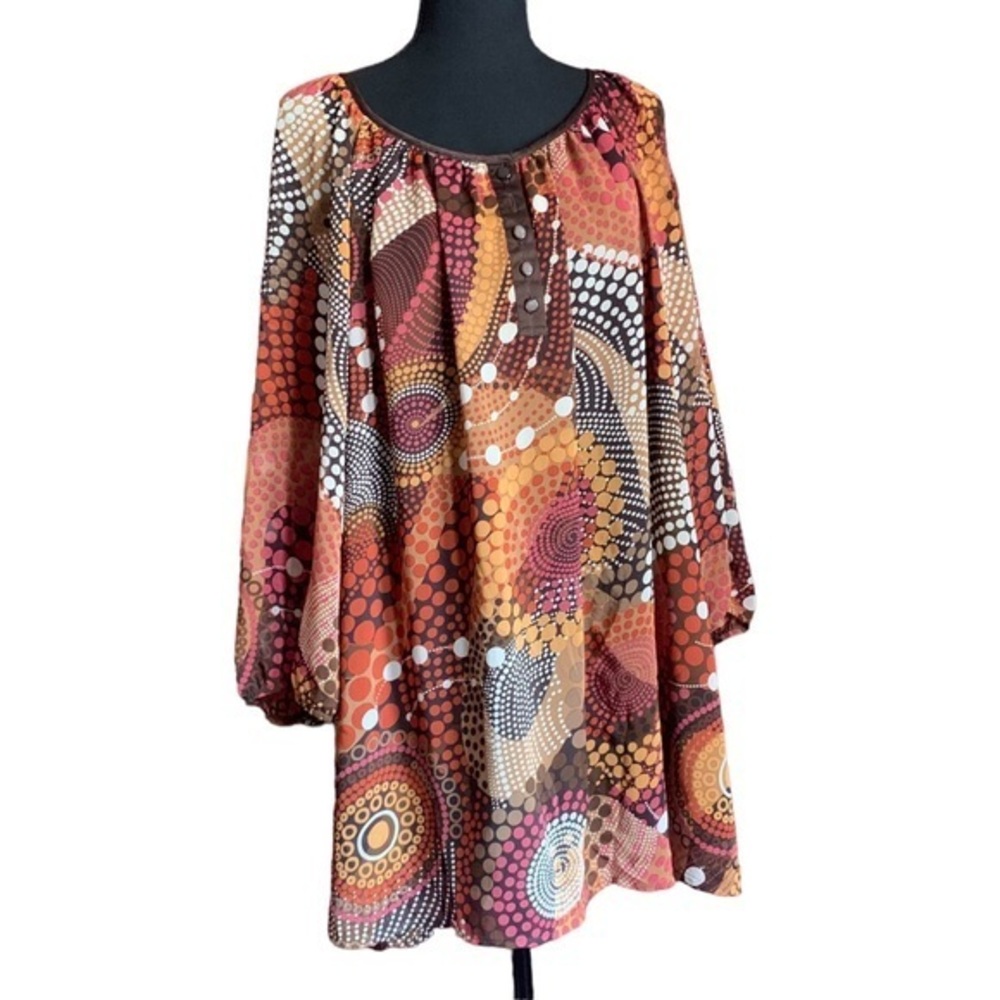 Maggie Barnes Multi Color Top lot#211